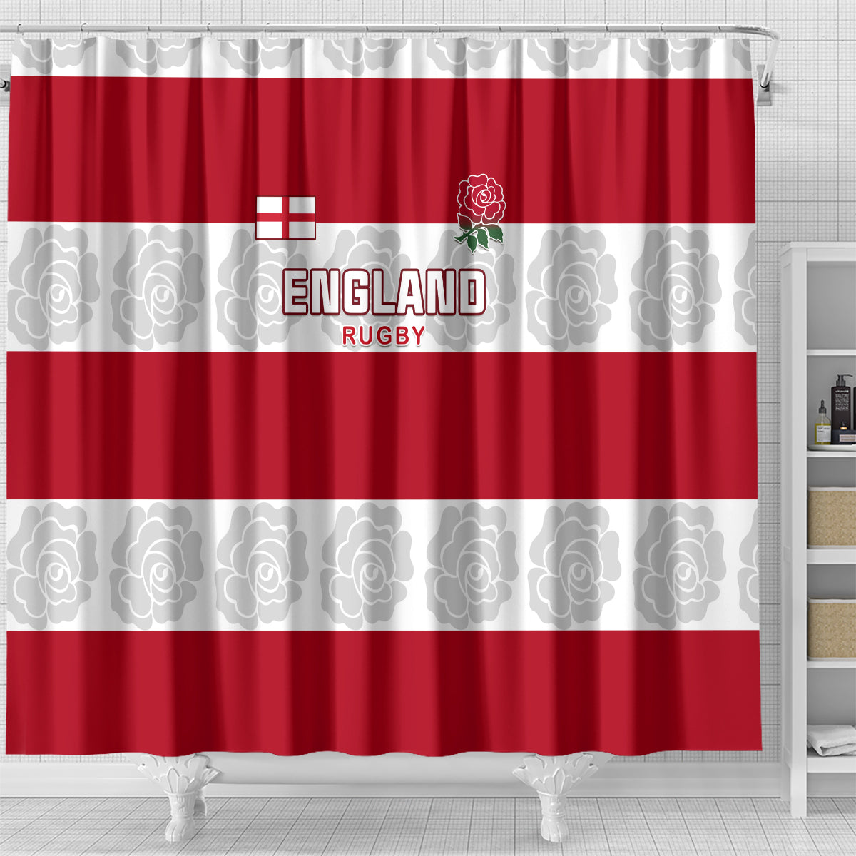 custom-england-rugby-shower-curtain-the-red-rose-champion-world-cup-2023