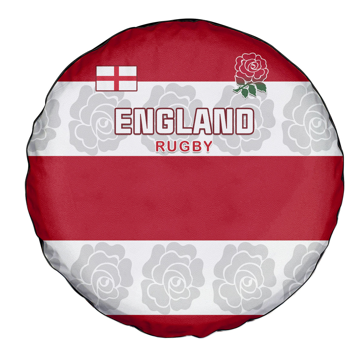 Custom England Rugby Spare Tire Cover The Red Rose Champion World Cup 2023 - Wonder Print Shop