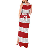 Custom England Rugby Tank Maxi Dress The Red Rose Champion World Cup 2023 - Wonder Print Shop