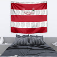 Custom England Rugby Tapestry The Red Rose Champion World Cup 2023 - Wonder Print Shop