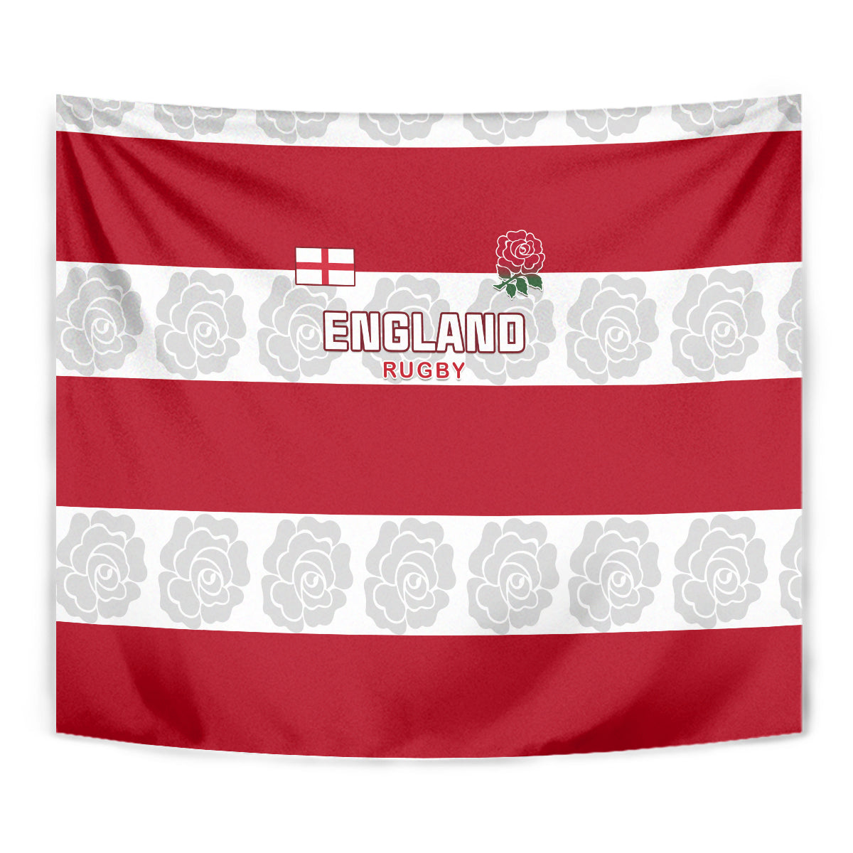 Custom England Rugby Tapestry The Red Rose Champion World Cup 2023 - Wonder Print Shop
