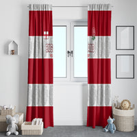 Custom England Rugby Window Curtain The Red Rose Champion World Cup 2023 - Wonder Print Shop