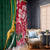 Custom South Africa and England Rugby Window Curtain The Red Rose Protea Pattern - Wonder Print Shop
