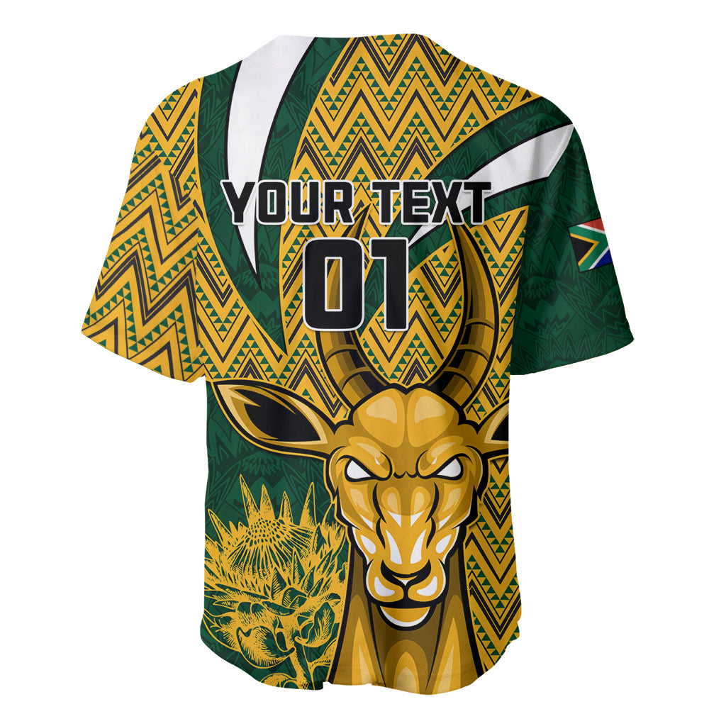 Custom South Africa Rugby Baseball Jersey Come On Bokke Champion World Cup 2023 - Wonder Print Shop