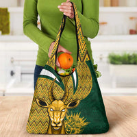 Custom South Africa Rugby Grocery Bag Come On Bokke Champion World Cup 2023