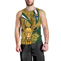 Custom South Africa Rugby Men Tank Top Come On Bokke Champion World Cup 2023 - Wonder Print Shop