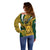 Custom South Africa Rugby Off Shoulder Sweater Come On Bokke Champion World Cup 2023 - Wonder Print Shop