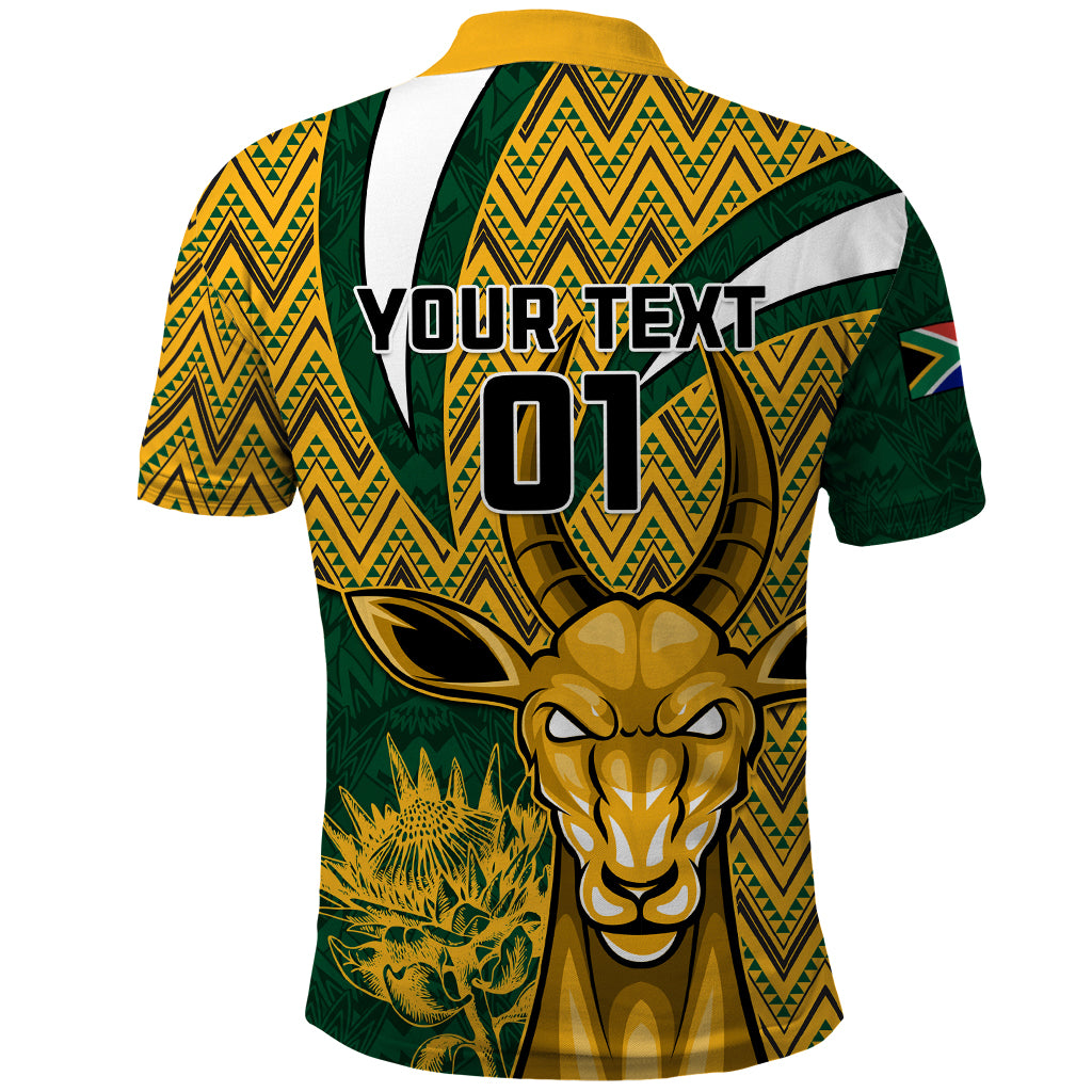 Custom South Africa Rugby Polo Shirt Come On Bokke Champion World Cup 2023 - Wonder Print Shop
