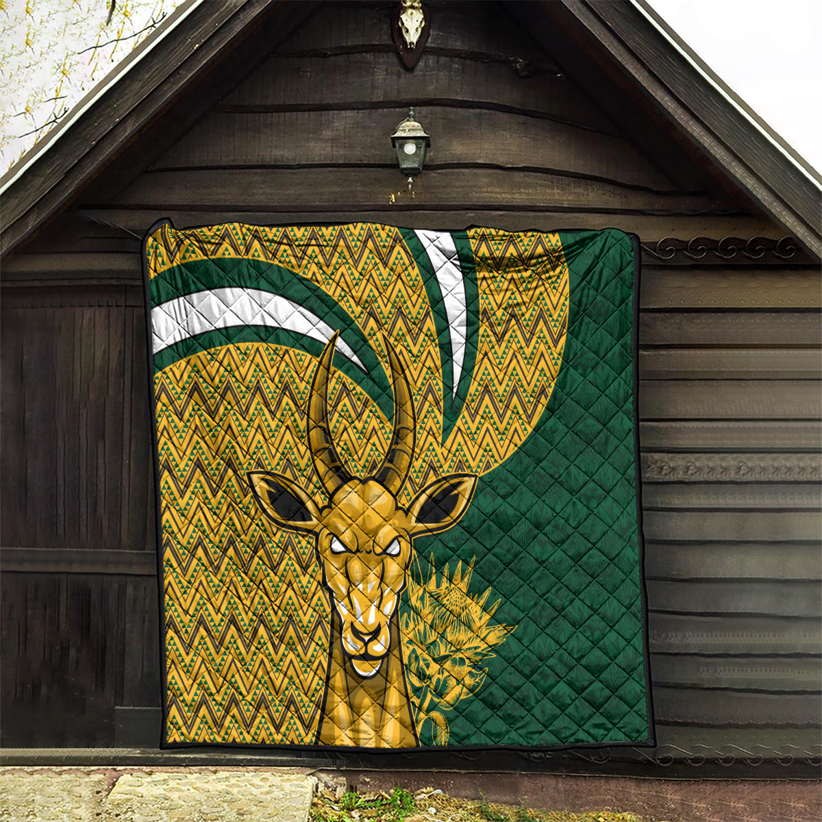 Custom South Africa Rugby Quilt Come On Bokke Champion World Cup 2023 - Wonder Print Shop