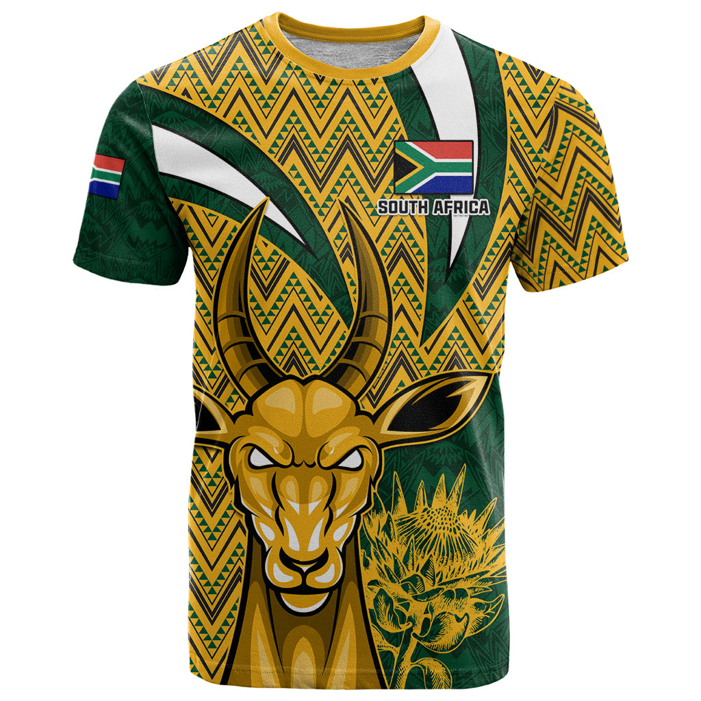 Custom South Africa Rugby T Shirt Come On Bokke Champion World Cup 2023 - Wonder Print Shop