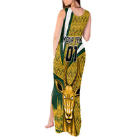 Custom South Africa Rugby Tank Maxi Dress Come On Bokke Champion World Cup 2023 - Wonder Print Shop