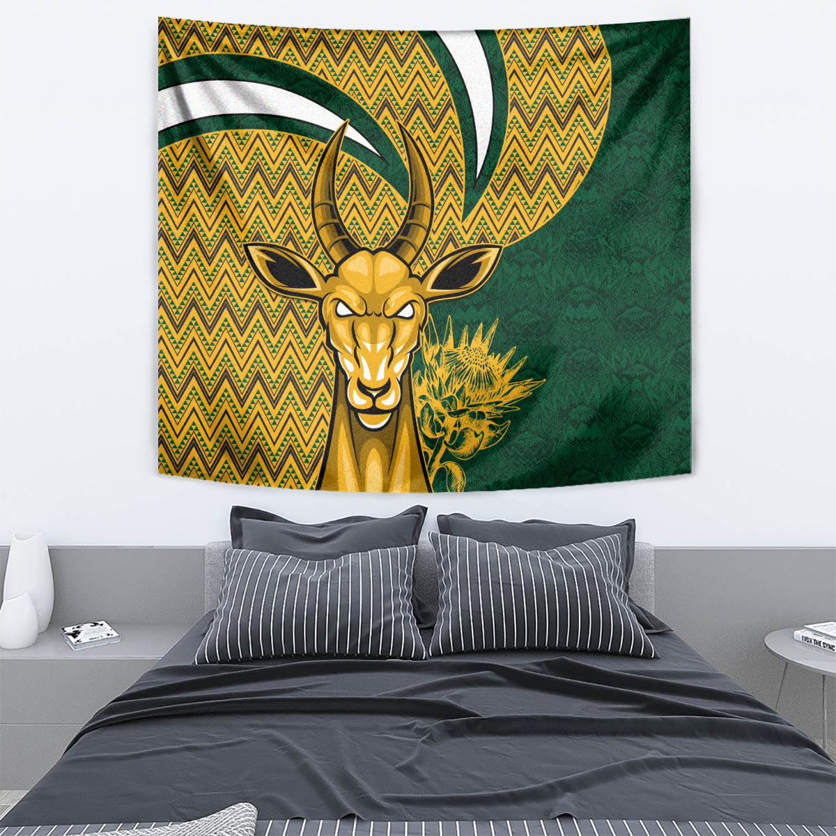 Custom South Africa Rugby Tapestry Come On Bokke Champion World Cup 2023 - Wonder Print Shop