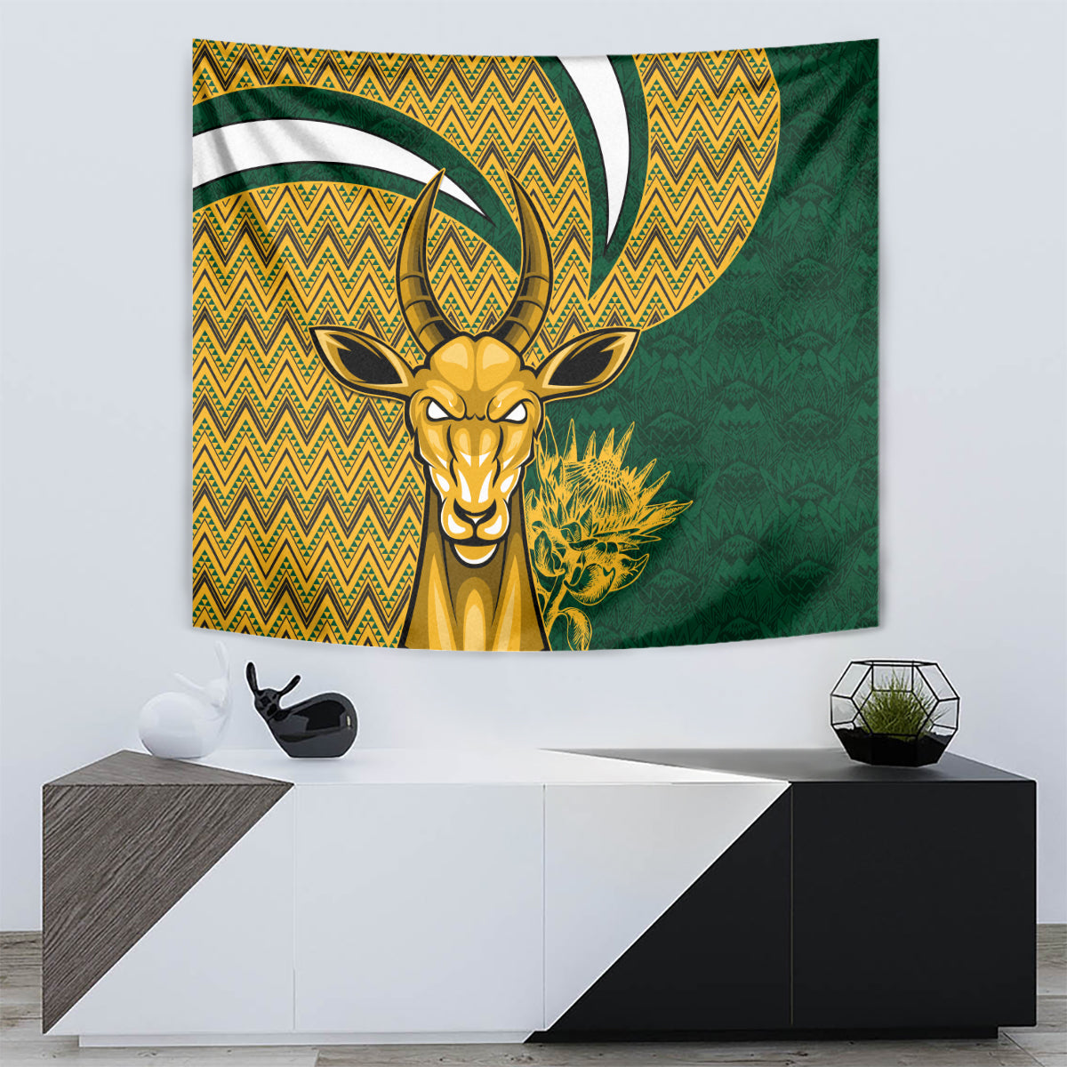 Custom South Africa Rugby Tapestry Come On Bokke Champion World Cup 2023 - Wonder Print Shop