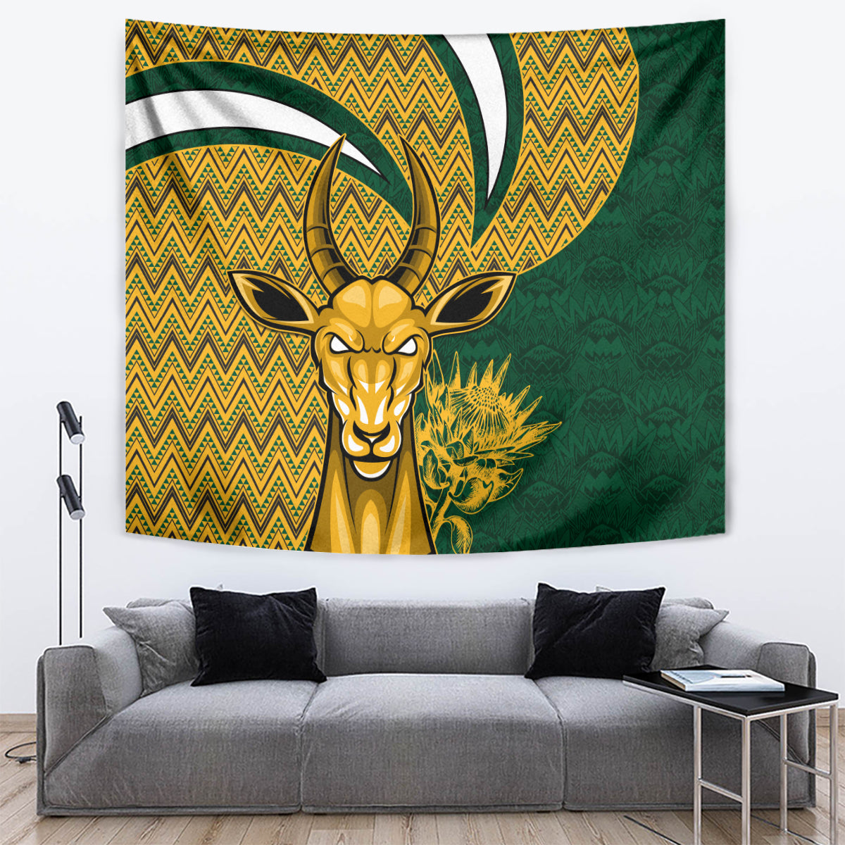 Custom South Africa Rugby Tapestry Come On Bokke Champion World Cup 2023 - Wonder Print Shop