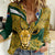 Custom South Africa Rugby Women Casual Shirt Come On Bokke Champion World Cup 2023 - Wonder Print Shop