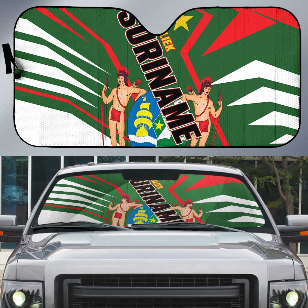 Republiek Suriname Auto Sun Shade Special Edition - Wonder Print Shop