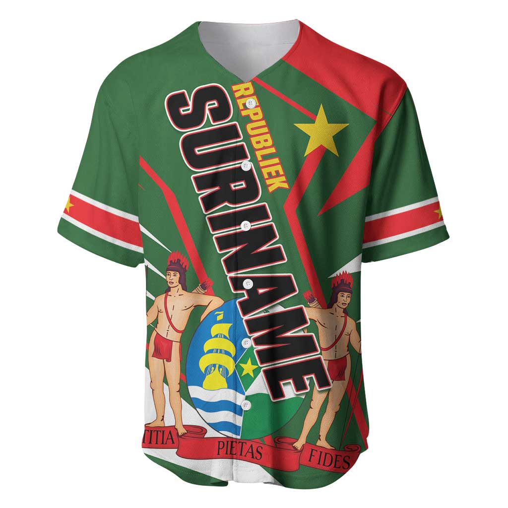 Republiek Suriname Baseball Jersey Special Edition - Wonder Print Shop