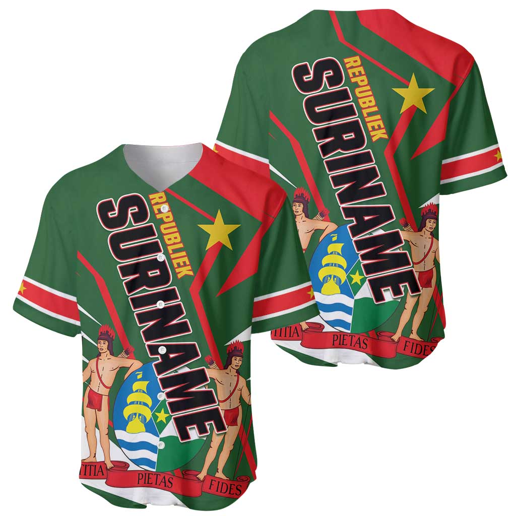 Republiek Suriname Baseball Jersey Special Edition - Wonder Print Shop