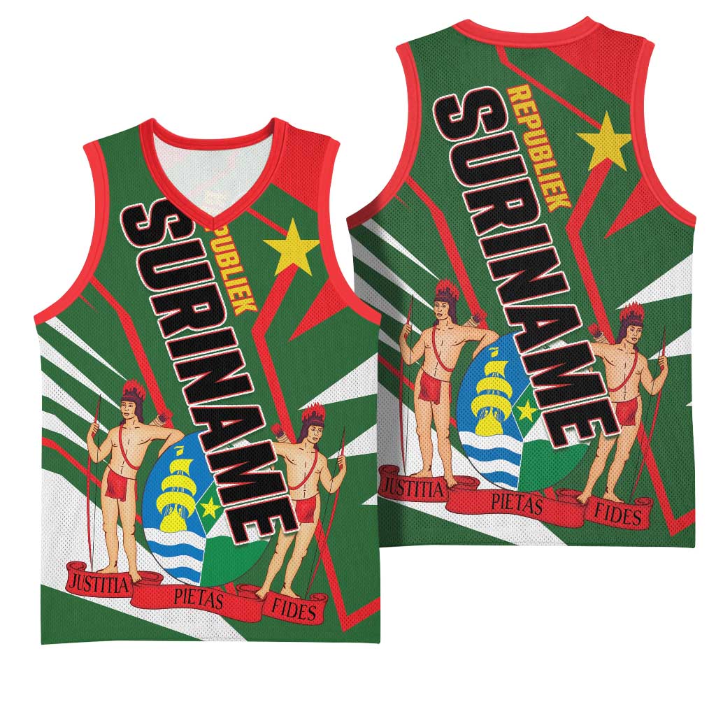 Republiek Suriname Basketball Jersey Special Edition - Wonder Print Shop