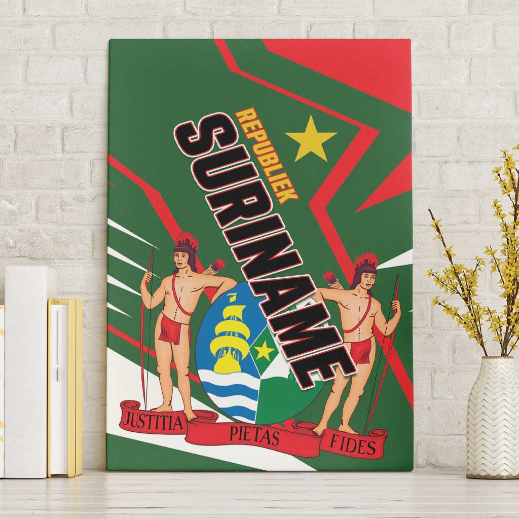 Republiek Suriname Canvas Wall Art Special Edition - Wonder Print Shop