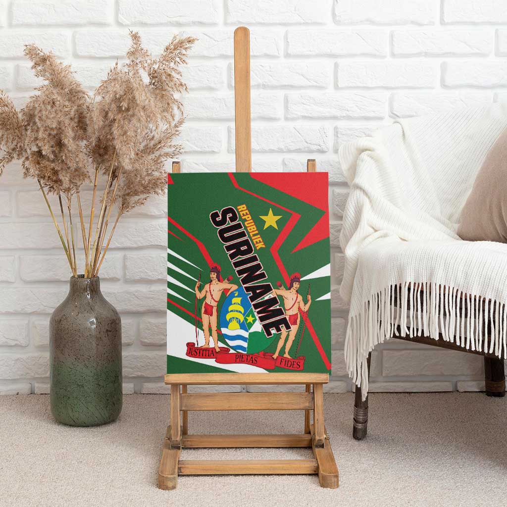 Republiek Suriname Canvas Wall Art Special Edition - Wonder Print Shop