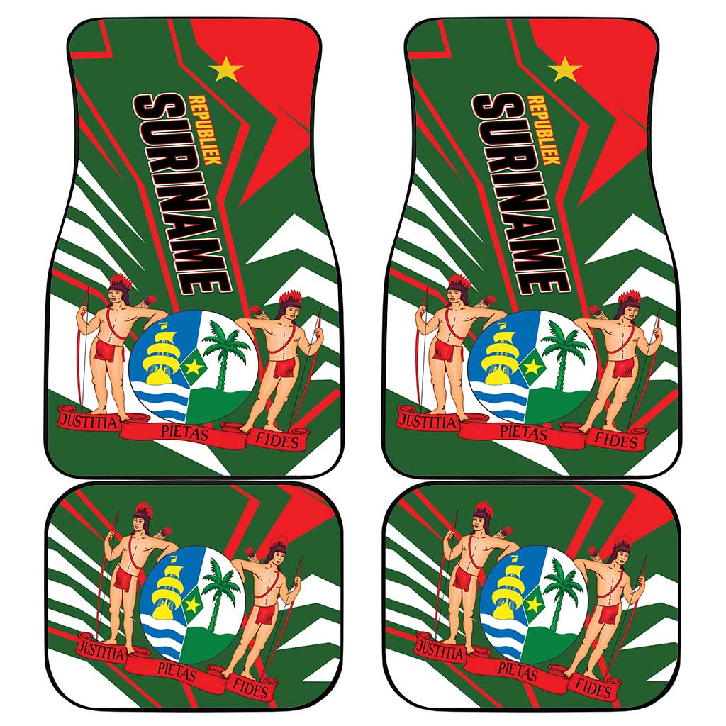 Republiek Suriname Car Mats Special Edition - Wonder Print Shop