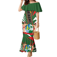 Republiek Suriname Family Matching Mermaid Dress and Hawaiian Shirt Special Edition - Wonder Print Shop