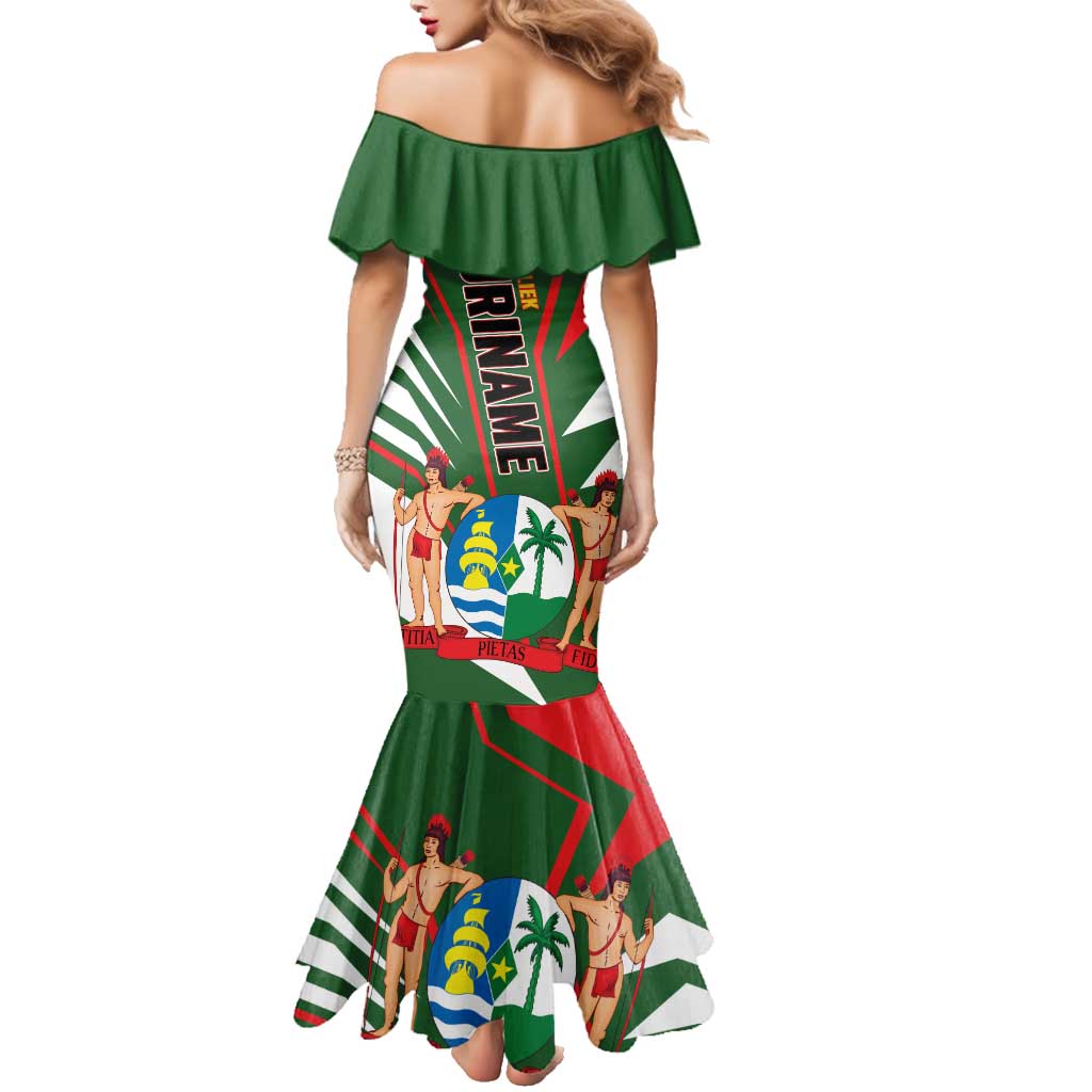 Republiek Suriname Family Matching Mermaid Dress and Hawaiian Shirt Special Edition - Wonder Print Shop