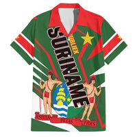 Republiek Suriname Family Matching Summer Maxi Dress and Hawaiian Shirt Special Edition - Wonder Print Shop