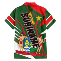 Republiek Suriname Family Matching Tank Maxi Dress and Hawaiian Shirt Special Edition - Wonder Print Shop