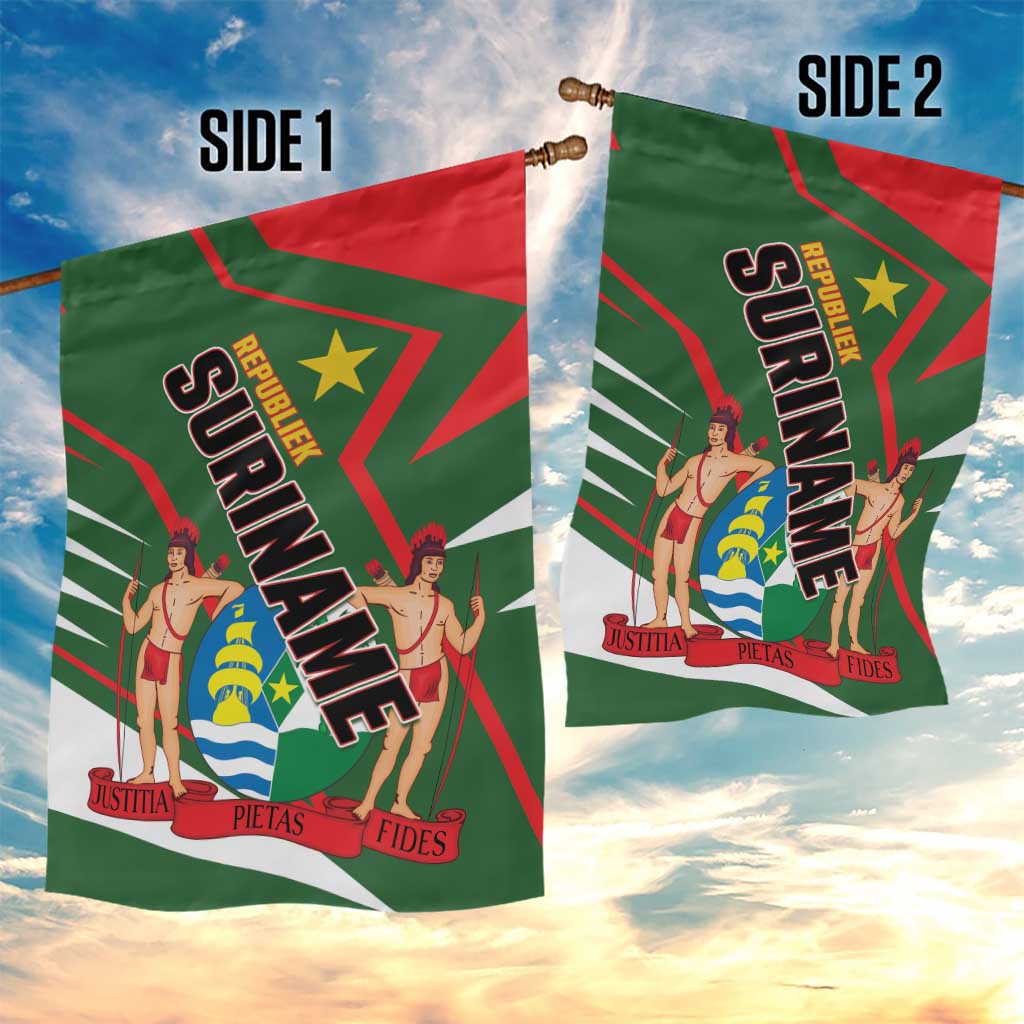 Republiek Suriname Garden Flag Special Edition - Wonder Print Shop
