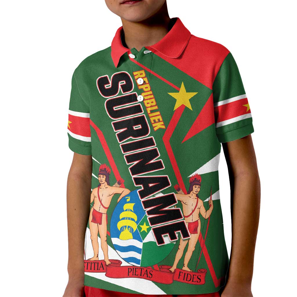 Republiek Suriname Kid Polo Shirt Special Edition - Wonder Print Shop