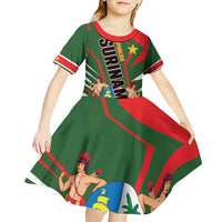 Republiek Suriname Kid Short Sleeve Dress Special Edition - Wonder Print Shop
