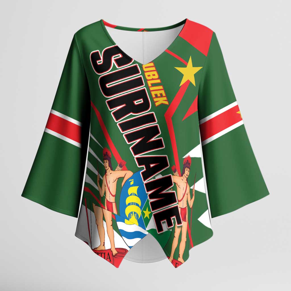 Republiek Suriname Kimono Sleeve Blouse Special Edition - Wonder Print Shop