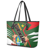 Republiek Suriname Leather Tote Bag Special Edition - Wonder Print Shop