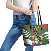 Republiek Suriname Leather Tote Bag Special Edition - Wonder Print Shop