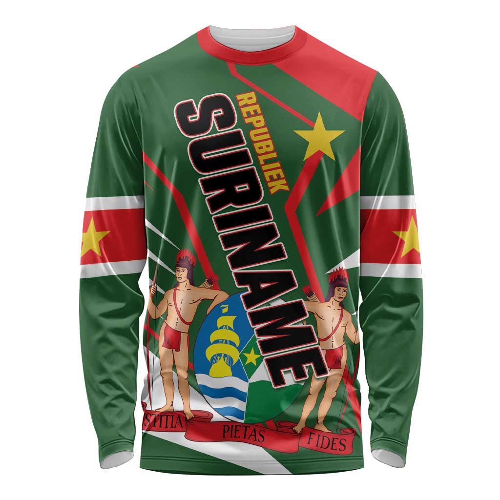 Republiek Suriname Long Sleeve Shirt Special Edition - Wonder Print Shop