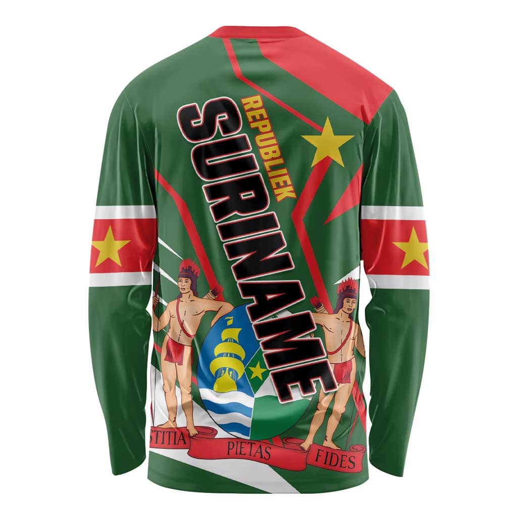 Republiek Suriname Long Sleeve Shirt Special Edition - Wonder Print Shop