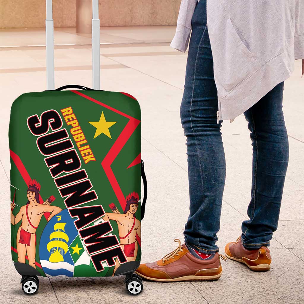 Republiek Suriname Luggage Cover Special Edition - Wonder Print Shop