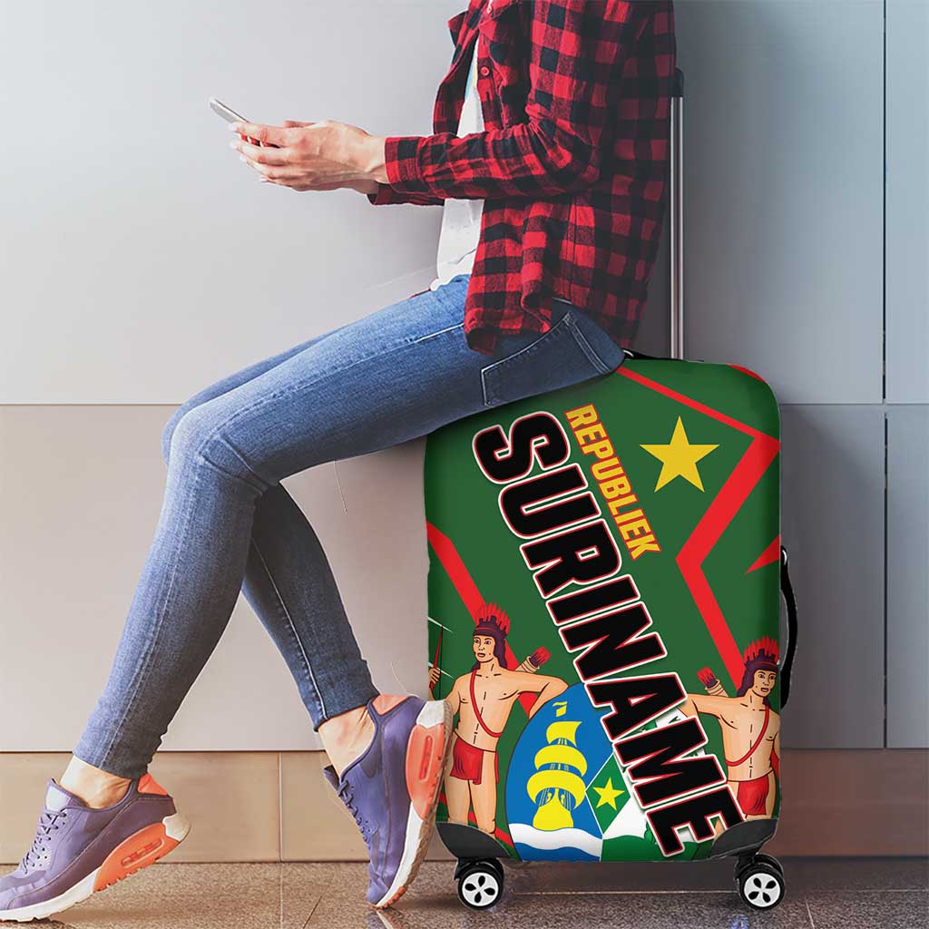 Republiek Suriname Luggage Cover Special Edition - Wonder Print Shop