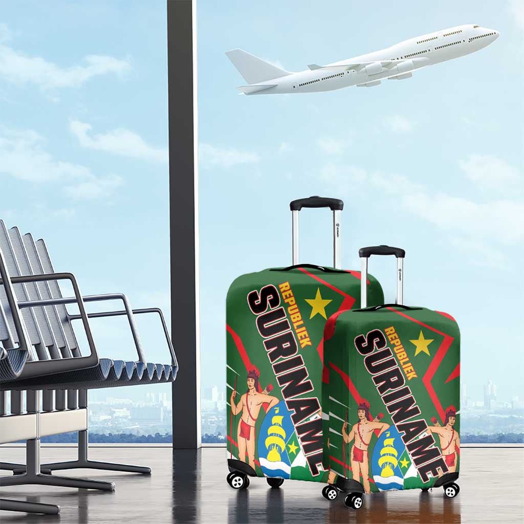 Republiek Suriname Luggage Cover Special Edition - Wonder Print Shop