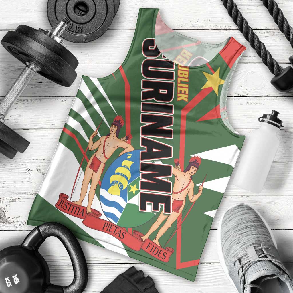 Republiek Suriname Men Tank Top Special Edition - Wonder Print Shop