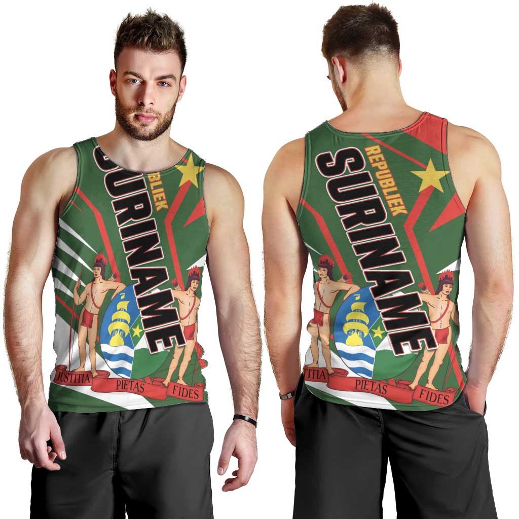 Republiek Suriname Men Tank Top Special Edition - Wonder Print Shop