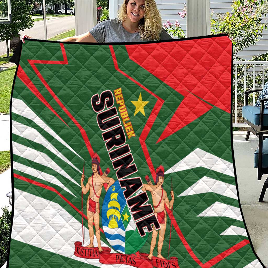 Republiek Suriname Quilt Special Edition - Wonder Print Shop