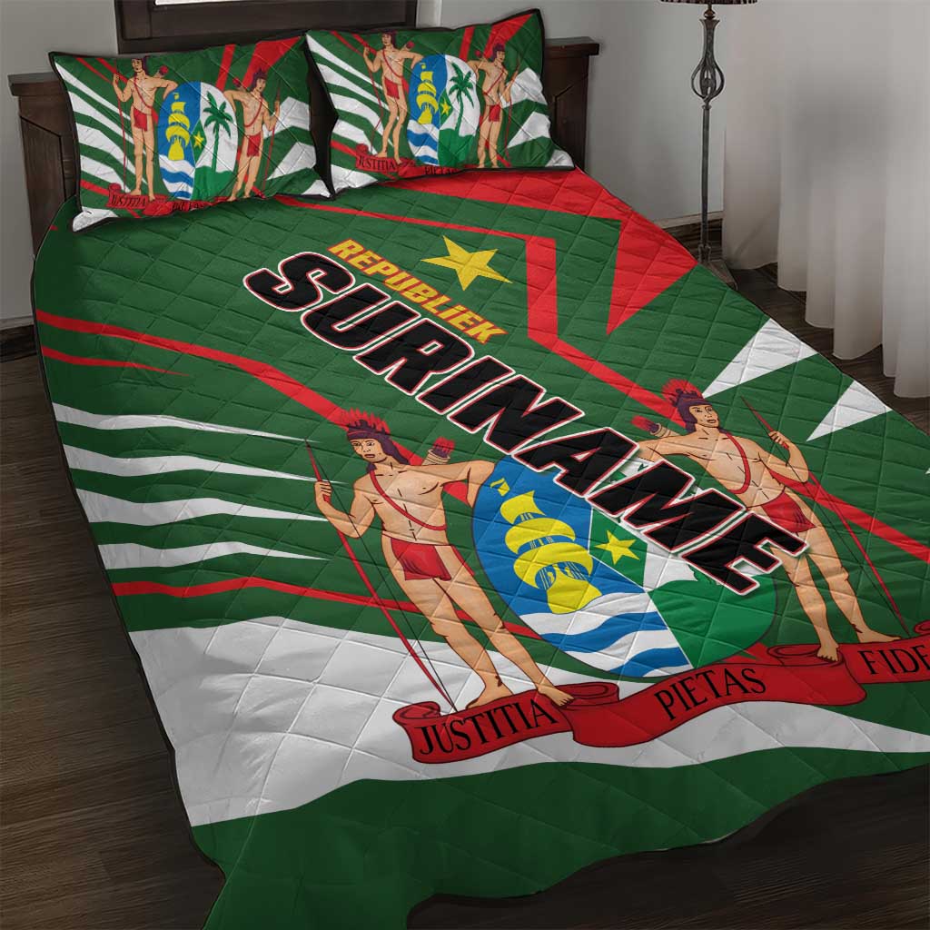 Republiek Suriname Quilt Bed Set Special Edition - Wonder Print Shop