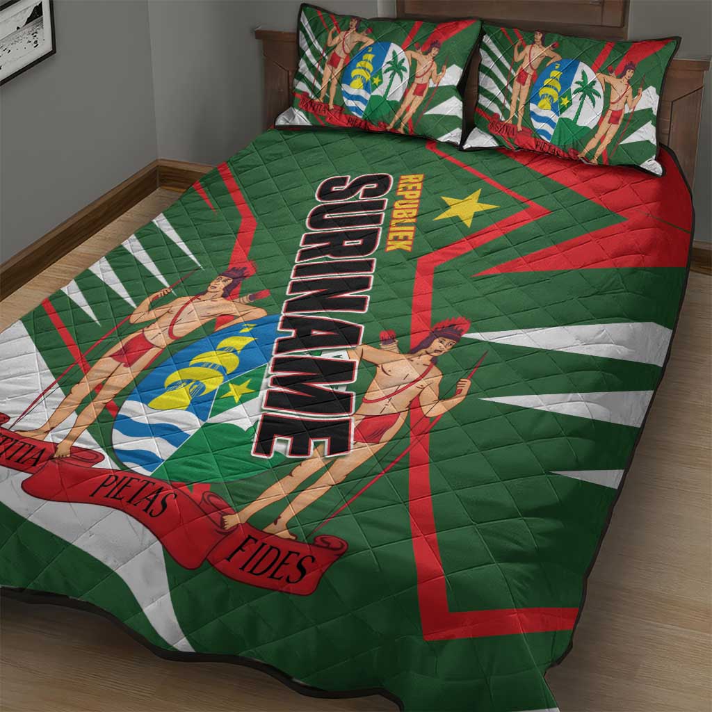 Republiek Suriname Quilt Bed Set Special Edition - Wonder Print Shop