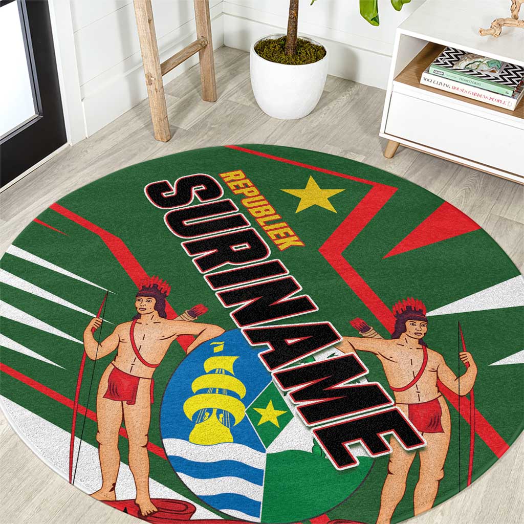 Republiek Suriname Round Carpet Special Edition - Wonder Print Shop