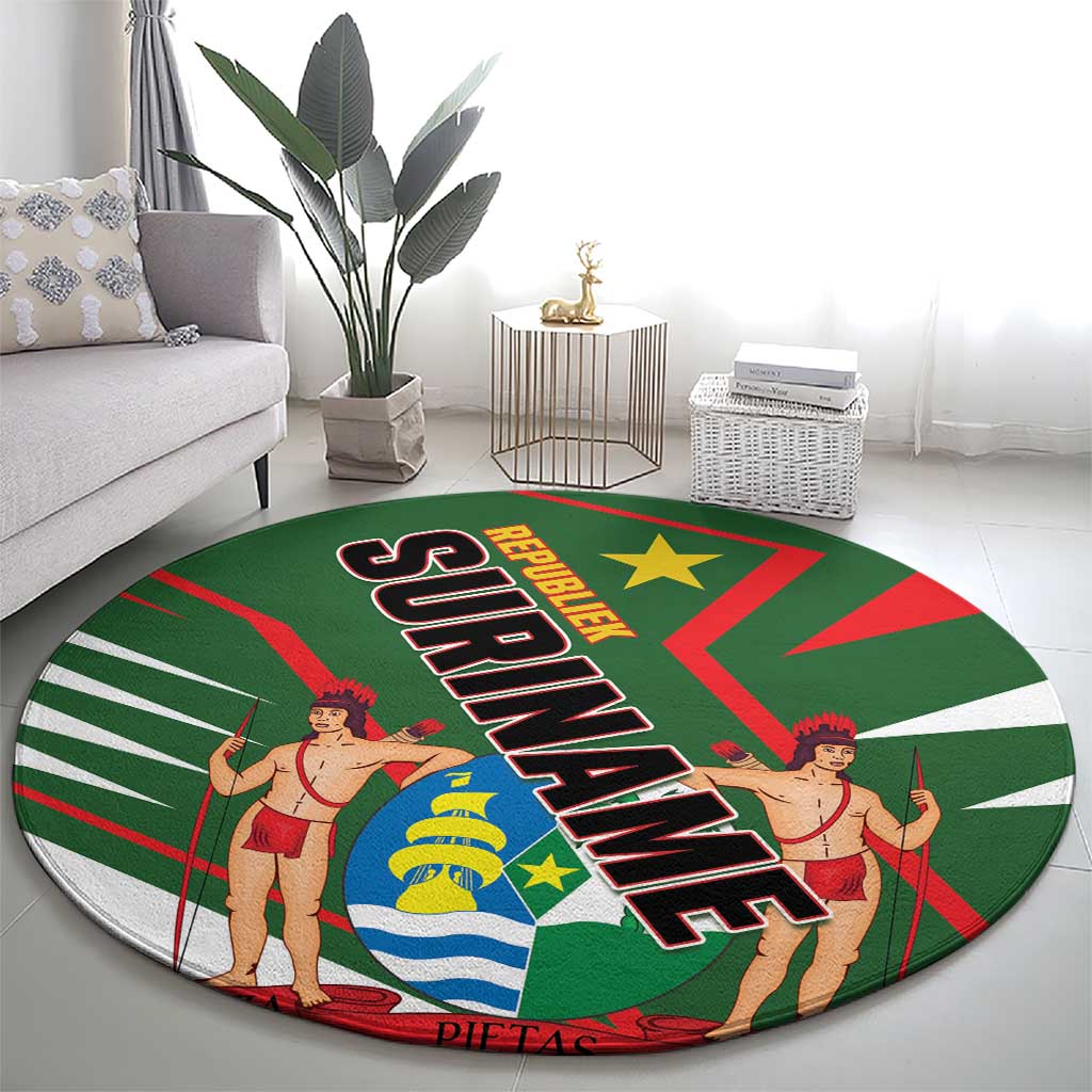 Republiek Suriname Round Carpet Special Edition - Wonder Print Shop