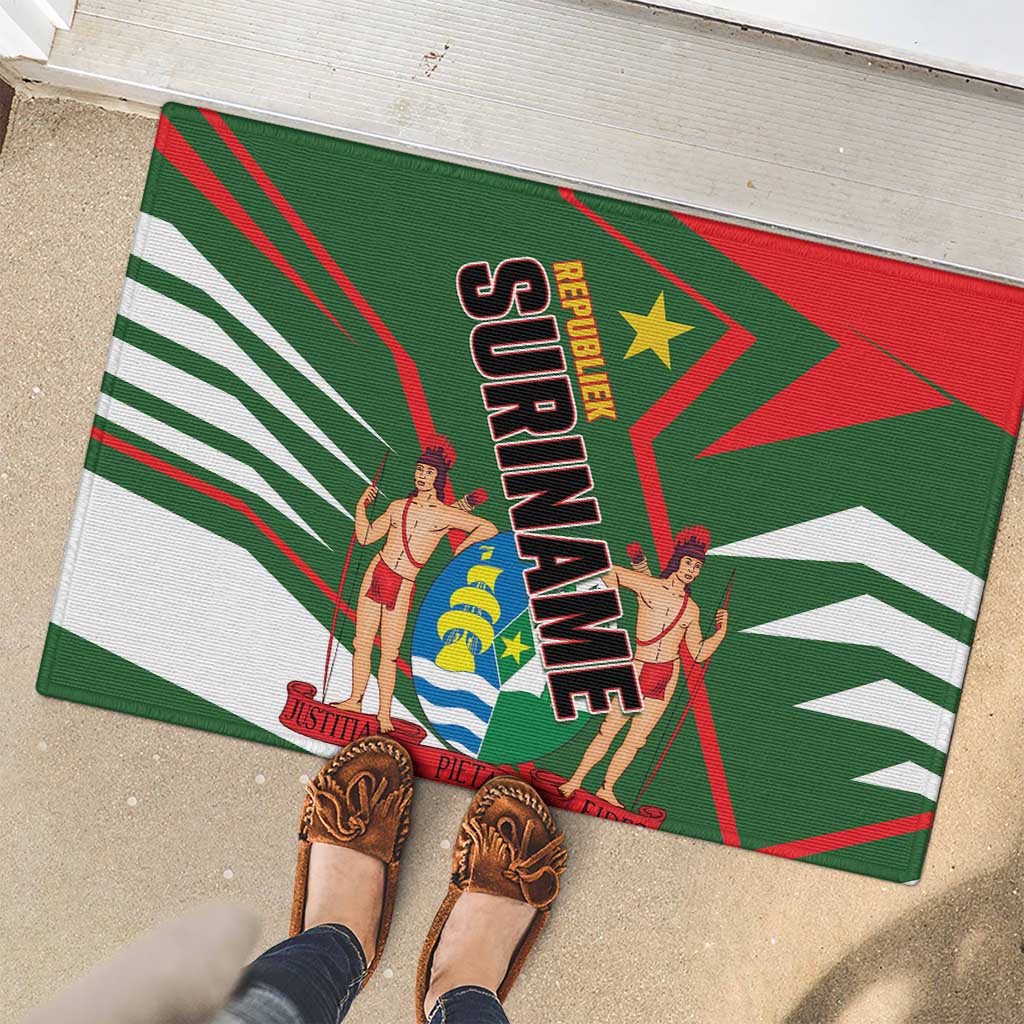 Republiek Suriname Rubber Doormat Special Edition - Wonder Print Shop