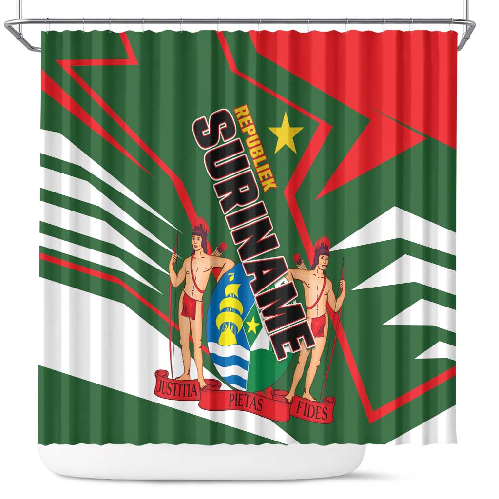 Republiek Suriname Shower Curtain Special Edition - Wonder Print Shop